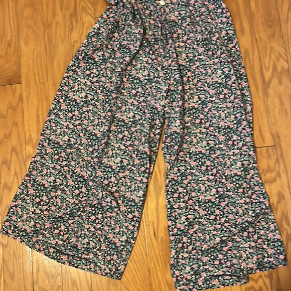 Vintage 80’s Floral Print Romper/ Zipper Backside Closure/ Size Small - Picture 5 of 12